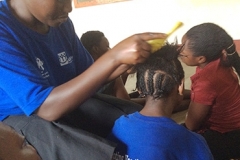 voccational hair dressing training.